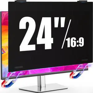AEGIVIXE Magnetic Monitor Privacy Screen 24 inch for Frameless/Thin Bezel Computer 16:9 Aspect Ratio, Hanging Anti Blue Light Shield Eye Protection, 24in Removable Anti-Impact Privacy Protector Film AEGIVIXE Magnetic Monitor Privacy Screen 24 inch for Frameless/Thin Bezel Computer 16:9 Aspect Ratio, Hanging Anti Blue Light Shield Eye Protection, 24in Removable Anti-Impact Privacy Protector Film