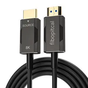 Fibopitcal Fiber HDMI 2.1 Cable, 48Gbps Full Speed Long Gaming HDMI Cord, Ofiice Commercial USE Long HDMI Cable (Directional-Fiber, 10ft) Fibopitcal Fiber HDMI 2.1 Cable, 48Gbps Full Speed Long Gaming HDMI Cord, Ofiice Commercial USE Long HDMI Cable (Directional-Fiber, 10ft)