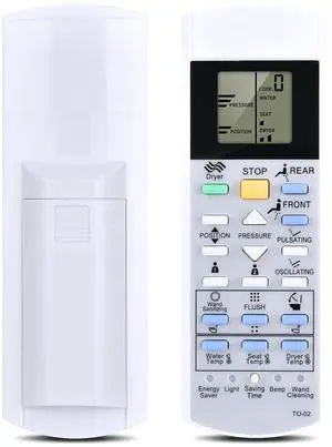 SJUIF Replacement Remote Control for TOTO Washlet Bidet Toilet Seat SW3084#01, SW3084#12, SW3083#01, SW3083, SW3046#01, SW3046, S500E, S550E SJUIF Replacement Remote Control for TOTO Washlet Bidet Toilet Seat SW3084#01, SW3084#12, SW3083#01, SW3083, SW3046#01, SW3046, S500E, S550E