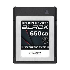 Delkin Devices 650GB Black CFexpress Type B 2.0 Memory Card ^^ 1725MB/s Read, 1530MB/s Write ^^ Rugged Camera Memory Card for Professional Photographers and Videographers Delkin Devices 650GB Black CFexpress Type B 2.0 Memory Card ^^ 1725MB/s Read, 1530MB/s Write ^^ Rugged Camera Memory Card for Professional Photographers and Videographers