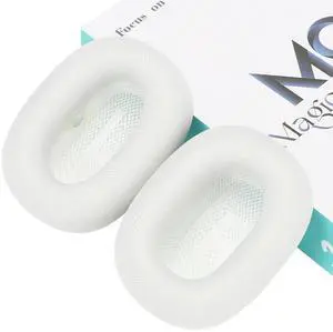 MC Magic Cushion Replacement earpads for AirPods Max Ear Cushions, Magnetic Installation, Noise Cancellation and Transparency Mode Sound Fidelity, Support Washing (White) MC Magic Cushion Replacement earpads for AirPods Max Ear Cushions, Magnetic Installation, Noise Cancellation and Transparency Mode Sound Fidelity, Support Washing (White)