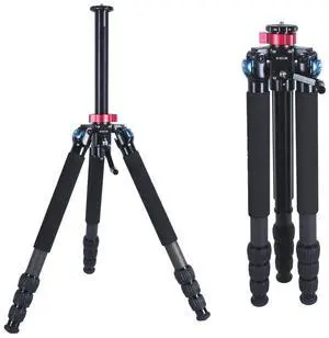 SIRUI R-4214E Heavy-Duty Carbon Tripod with Geared Center Column, 70Professional Tripod with Dual Mounting Platform for Cameras, Telescopes, Measuring Instruments, Max Load 14kg/30lbs SIRUI R-4214E Heavy-Duty Carbon Tripod with Geared Center Column, 70Professional Tripod with Dual Mounting Platform for Cameras, Telescopes, Measuring Instruments, Max Load 14kg/30lbs