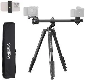 SmallRig CT25 64.5"/164cm Horizontal Overhead Tripod for iPhone & Camera, with Phone Holder & Carrying Bag, 22lb Max Load Aluminum Lightweight Camera Tripod for Overhead Shots/Live Streaming SmallRig CT25 64.5"/164cm Horizontal Overhead Tripod for iPhone & Camera, with Phone Holder & Carrying Bag, 22lb Max Load Aluminum Lightweight Camera Tripod for Overhead Shots/Live Streaming