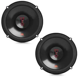 JBL Stage3 627FHI - 450W Max 6"(16Cm), 2 Way Coaxial Speakers, Plus One Woofer Cone, Edge Driven Dome Tweeters, Vented Basket Frame Design, Delivers High Output and Deep Bass Peformance., Black JBL Stage3 627FHI - 450W Max 6"(16Cm), 2 Way Coaxial Speakers, Plus One Woofer Cone, Edge Driven Dome Tweeters, Vented Basket Frame Design, Delivers High Output and Deep Bass Peformance., Black