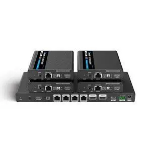 OREI 1x4 HDMI Extender Splitter 4K, Multiple Over Single Cable CAT6/7 4K@60Hz 4:4:4 HDCP 2.2 with IR Remote EDID Management - Up to 230 Ft - Loop Out - Low Latency - Full Support IR RS-232 Control OREI 1x4 HDMI Extender Splitter 4K, Multiple Over Single Cable CAT6/7 4K@60Hz 4:4:4 HDCP 2.2 with IR Remote EDID Management - Up to 230 Ft - Loop Out - Low Latency - Full Support IR RS-232 Control