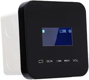 PUSOKEI 2 Channel Wall Amplifier, 5.0 Wall Music Amplifier with 1.7" LCD Display & Remote Control, Wireless IR Remote, Support MP3 WMA WAV AAC APE, for Home Audio (Black) PUSOKEI 2 Channel Wall Amplifier, 5.0 Wall Music Amplifier with 1.7" LCD Display & Remote Control, Wireless IR Remote, Support MP3 WMA WAV AAC APE, for Home Audio (Black)