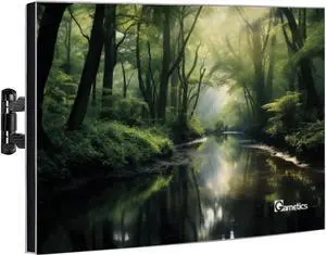 Garnetics Outdoor TV Cover 75 Inch Waterproof, Weatherproof TV Enclosures with Smart Shield Screen Protectors, Ideal for Outdoor Use, Moving, and Storage - Forest Garnetics Outdoor TV Cover 75 Inch Waterproof, Weatherproof TV Enclosures with Smart Shield Screen Protectors, Ideal for Outdoor Use, Moving, and Storage - Forest