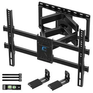 HOME VISION Full Motion TV Wall Mount with Soundbar Bracket for 37-85 Inch Flat/Curved TVs, Dual Articulating Arms Swivel Tilt Level, Max VESA 600x400mm, Fits 16" Studs, Holds up to 132lbs HOME VISION Full Motion TV Wall Mount with Soundbar Bracket for 37-85 Inch Flat/Curved TVs, Dual Articulating Arms Swivel Tilt Level, Max VESA 600x400mm, Fits 16" Studs, Holds up to 132lbs