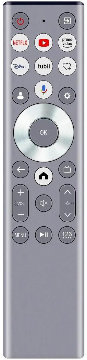 ERF6E80H Voice Backlight Remote Control Replacement Compatible with HISENSE Smart TV 55U6N 65U6N 85U8N 75U8N 55U8QG 65U7N 65U75N 85U9N 75U75N 75U7N 65U8QG 75U8QG 85U8QG 100U8QG 55U8N 65U8N 100U8N ERF6E80H Voice Backlight Remote Control Replacement Compatible with HISENSE Smart TV 55U6N 65U6N 85U8N 75U8N 55U8QG 65U7N 65U75N 85U9N 75U75N 75U7N 65U8QG 75U8QG 85U8QG 100U8QG 55U8N 65U8N 100U8N