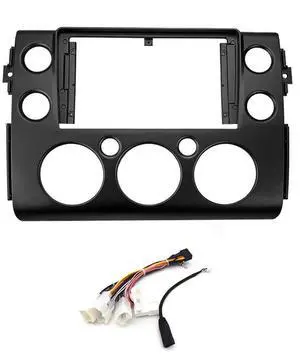 Strpump 9'' Car Radio Stereo Dash Frame Fascia Bezel Panel w/Power Harness Cable Compatible for Toyota FJ Cruiser 2007~08 08 10 11 12 13 14 15 16 17 18 Strpump 9'' Car Radio Stereo Dash Frame Fascia Bezel Panel w/Power Harness Cable Compatible for Toyota FJ Cruiser 2007~08 08 10 11 12 13 14 15 16 17 18