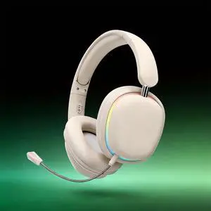 FJHBL Over-Ear Wireless Bluetooth Headphones with 5.3 Chip, 20H Playtime, 40mm Drivers, Foldable & Lightweight Design, RGB Lighting, Dual Mic for Clear Calls, Compatible with PC/Phone, SY-T3 Wh FJHBL Over-Ear Wireless Bluetooth Headphones with 5.3 Chip, 20H Playtime, 40mm Drivers, Foldable & Lightweight Design, RGB Lighting, Dual Mic for Clear Calls, Compatible with PC/Phone, SY-T3 Wh