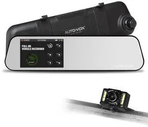 AUTO-VOX M6B 4.5''Touch Screen Backup Camera Dash Cam + IP 68 Waterproof Super Night Vision Rear View Camera with Motion Detection, G-Sensor& Loop Recording AUTO-VOX M6B 4.5''Touch Screen Backup Camera Dash Cam + IP 68 Waterproof Super Night Vision Rear View Camera with Motion Detection, G-Sensor& Loop Recording