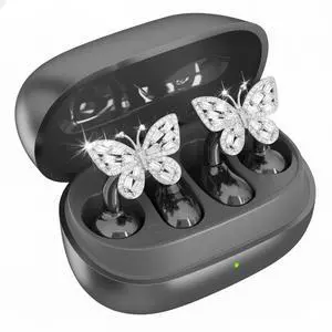xzqioue Clip On Earbuds Jewelry, Open Ear Headphones Wireless Bluetooth Earring Clip-On Headphones, Fit Ears Cuff Headphones for Women, Jewelry Earring Earbuds for Work, Run & Sleep xzqioue Clip On Earbuds Jewelry, Open Ear Headphones Wireless Bluetooth Earring Clip-On Headphones, Fit Ears Cuff Headphones for Women, Jewelry Earring Earbuds for Work, Run & Sleep