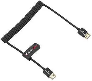 Alvin's Cables 8K 2.1 Full HDMI Cable, Z-CAM HDMI Type A Coiled Cable for ATOMOS Ninja V, Flexible Durable Camera Cable for BMPCC, for Panasonic S1H GH5, for Sony A7S3 A9 A74 A7siii, for Canon C70 Alvin's Cables 8K 2.1 Full HDMI Cable, Z-CAM HDMI Type A Coiled Cable for ATOMOS Ninja V, Flexible Durable Camera Cable for BMPCC, for Panasonic S1H GH5, for Sony A7S3 A9 A74 A7siii, for Canon C70