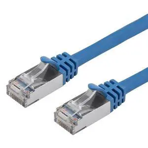 Buhbo 2 ft CAT7 Shielded RJ45 Ethernet Network Snagless Cable 10Gbps 600 MHz (24-Pack) Blue Buhbo 2 ft CAT7 Shielded RJ45 Ethernet Network Snagless Cable 10Gbps 600 MHz (24-Pack) Blue