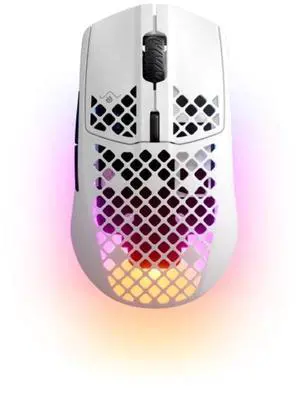 SteelSeries Aerox 3 Wireless Gaming Mouse - Optical - Wireless - Bluetooth - 2.40 GHz - Yes - Black - USB Type C - 18000 dpi - 6 Button(s) - Right-Handed Only SteelSeries Aerox 3 Wireless Gaming Mouse - Optical - Wireless - Bluetooth - 2.40 GHz - Yes - Black - USB Type C - 18000 dpi - 6 Button(s) - Right-Handed Only