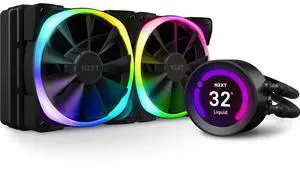 NZXT Kraken Z53 RGB 240mm - RL-KRZ53-R1 - AIO RGB CPU Liquid Cooler - Customizable LCD Display - Improved Pump - Powered by CAM V4 - RGB Connector - AER RGB 2 120mm Radiator Fans (2 Included) NZXT Kraken Z53 RGB 240mm - RL-KRZ53-R1 - AIO RGB CPU Liquid Cooler - Customizable LCD Display - Improved Pump - Powered by CAM V4 - RGB Connector - AER RGB 2 120mm Radiator Fans (2 Included)