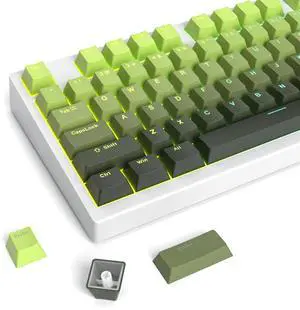 Owpkeenthy OEM Profile Double Shot PBT Keycaps 135 Keys, Shine Through Gradient Design, Backlit Custom Key Cap Set for MX Switch Mechanical Gaming Keyboard(OEM Dark Green) Owpkeenthy OEM Profile Double Shot PBT Keycaps 135 Keys, Shine Through Gradient Design, Backlit Custom Key Cap Set for MX Switch Mechanical Gaming Keyboard(OEM Dark Green)
