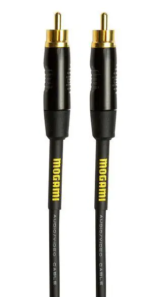 Mogami 3' Gold RCA to RCA Mono Cable, 24 AWG Mogami 3' Gold RCA to RCA Mono Cable, 24 AWG