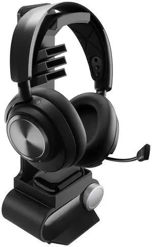 GRSVDF Headphone Stand Desktop Headset Holder Compatible with SteelSeries Arctis Nova Pro Wireless Headsets with Dock for Wireless Base Station GRSVDF Headphone Stand Desktop Headset Holder Compatible with SteelSeries Arctis Nova Pro Wireless Headsets with Dock for Wireless Base Station
