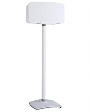 Sanus Wireless Speaker Stand for Sonos Five and Sonos Play:5 - Audio Enhancing Design for Vertical & Horizontal Audio with Built-in Cable Management & Premium Alloy Materials - OSS52 (White) Sanus Wireless Speaker Stand for Sonos Five and Sonos Play:5 - Audio Enhancing Design for Vertical & Horizontal Audio with Built-in Cable Management & Premium Alloy Materials - OSS52 (White)