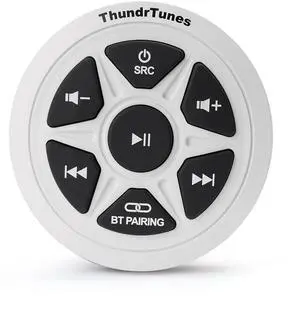 White Boat Stereo Marine Audio with 2 Channels Class D Amplifier AUX USB Bluetooth Streaming Boats Golf Carts Powersports Vehicle Truck UTV ATV White Boat Stereo Marine Audio with 2 Channels Class D Amplifier AUX USB Bluetooth Streaming Boats Golf Carts Powersports Vehicle Truck UTV ATV
