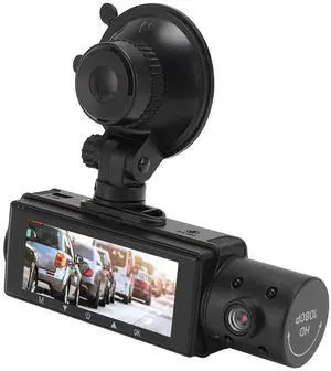 1080P Triple Dash Cam, Front Rear Inside Car Camera with Night Motion Detection G Sensor 24H Parking Mode Loop Recording Wide Angle for Drivers and Family Road Trips 1080P Triple Dash Cam, Front Rear Inside Car Camera with Night Motion Detection G Sensor 24H Parking Mode Loop Recording Wide Angle for Drivers and Family Road Trips