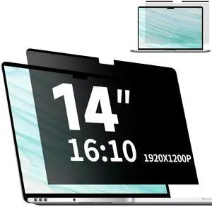 Magnetic Laptop Privacy Screen 14 Inch 16:10, Removable Matte Anti Glare Blue Light Filter - Computer Privacy Shield Not for 14" 16:9 Laptop Magnetic Laptop Privacy Screen 14 Inch 16:10, Removable Matte Anti Glare Blue Light Filter - Computer Privacy Shield Not for 14" 16:9 Laptop