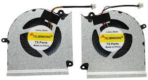 TXLIMINHONG New Compatible CPU and GPU Cooling Fan for MSI GE68 GP68H MS-15M1 MS-15M2 Series PABD1A010SHR N509 PABD1A010SHL N510 12VDC 0.6A Fan TXLIMINHONG New Compatible CPU and GPU Cooling Fan for MSI GE68 GP68H MS-15M1 MS-15M2 Series PABD1A010SHR N509 PABD1A010SHL N510 12VDC 0.6A Fan