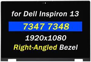 Replacement for Dell Inspiron 13 7347 7348 7359 LCD Display P57G P57G001 P57G002 9CWH8 LTN133HL03-201 13.3" 1920x1080 30Pin LED Touch Screen Digitizer Assembly Right-Angled Bezel (Not-for 7352 7353 Replacement for Dell Inspiron 13 7347 7348 7359 LCD Display P57G P57G001 P57G002 9CWH8 LTN133HL03-201 13.3" 1920x1080 30Pin LED Touch Screen Digitizer Assembly Right-Angled Bezel (Not-for 7352 7353