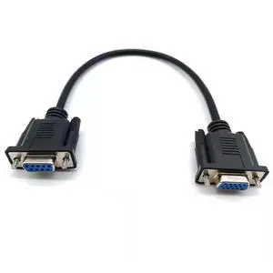 KJCPZYPP DB9 Female to VGA Female 15Pin Three-Row Data Transmission Cable, VGA to DB9 Serial RS232 Data Cable for Mutual Transmission of Signals Between 9Pin Video Devices and Computers 1.5Meter KJCPZYPP DB9 Female to VGA Female 15Pin Three-Row Data Transmission Cable, VGA to DB9 Serial RS232 Data Cable for Mutual Transmission of Signals Between 9Pin Video Devices and Computers 1.5Meter