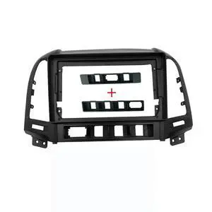 9'' Car Radio Stereo Dash Frame Fascia Bezel Panel Compatible for Hyundai Santa Fe IX45 2006 07 08 09 10 11 12 Install Mount Kit 9'' Car Radio Stereo Dash Frame Fascia Bezel Panel Compatible for Hyundai Santa Fe IX45 2006 07 08 09 10 11 12 Install Mount Kit