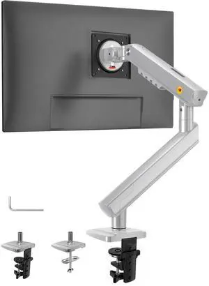 NB SmooVex Single Computer Monitor Mount, Monitor Stand fits up to 32 Inch, Mechanical Spring Monitor Arm, VESA 75/100 mm, Model-A5 (Silver) NB SmooVex Single Computer Monitor Mount, Monitor Stand fits up to 32 Inch, Mechanical Spring Monitor Arm, VESA 75/100 mm, Model-A5 (Silver)