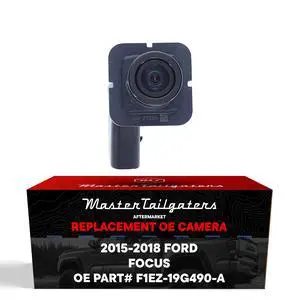 Master Tailgaters Replacement for Ford Focus ST, Sedan, Electric, Hatchback (2015-2018) Backup Camera OE Part # F1EZ-19G490-A Master Tailgaters Replacement for Ford Focus ST, Sedan, Electric, Hatchback (2015-2018) Backup Camera OE Part # F1EZ-19G490-A