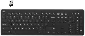 Adesso WKB-5300UB Wireless Fullsize Keyboard with Scissor Switch Keys, 2.4GHz USB-A Receiver, 104 Key Layout, Multimedia Hotkeys for Windows Mac OS, Quiet Typing, Black Adesso WKB-5300UB Wireless Fullsize Keyboard with Scissor Switch Keys, 2.4GHz USB-A Receiver, 104 Key Layout, Multimedia Hotkeys for Windows Mac OS, Quiet Typing, Black