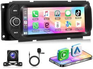 Android 15 Motorsi Single Din GPS Car Stereo Radio for Jeep, 6.86" Touchscreen Car Player with Wireless Carplay &Android Auto, FM Audio Receiver with Bluetooth Mirror Link WiFi SWC Backup Camer Android 15 Motorsi Single Din GPS Car Stereo Radio for Jeep, 6.86" Touchscreen Car Player with Wireless Carplay &Android Auto, FM Audio Receiver with Bluetooth Mirror Link WiFi SWC Backup Camer