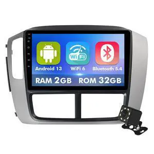 10.1 Inch IPS Touchscreen Android 13 Car Stereo for Honda Pilot 2006-2008 with Wireless CarPlay & Android Auto 2+32GB Car Radio, Support GPS, WiFi 6, Bluetooth,5.4, FM, Backup Camera, SWC, Dual 10.1 Inch IPS Touchscreen Android 13 Car Stereo for Honda Pilot 2006-2008 with Wireless CarPlay & Android Auto 2+32GB Car Radio, Support GPS, WiFi 6, Bluetooth,5.4, FM, Backup Camera, SWC, Dual