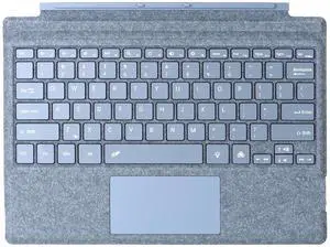 mobee Type Cover for Microsoft Surface Pro 7+ / Pro 7/6 / 5/4 / 3, 12.3 inch, Ultra-Slim Bluetooth Keyboard with Multi-Touchpad, 7-Color Backlight (Crystal Blue) mobee Type Cover for Microsoft Surface Pro 7+ / Pro 7/6 / 5/4 / 3, 12.3 inch, Ultra-Slim Bluetooth Keyboard with Multi-Touchpad, 7-Color Backlight (Crystal Blue)