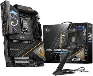 MSI MEG Z890 ACE Gaming Motherboard (Support Core Ultra Series 2 Intel Processors, LGA 1851, DDR5, PCIe 5.0, M.2, SATA, 10Gbps LAN, USB Type-C, Wi-Fi 7, Bluetooth 5.4, Thunderbolt 4, ATX) MSI MEG Z890 ACE Gaming Motherboard (Support Core Ultra Series 2 Intel Processors, LGA 1851, DDR5, PCIe 5.0, M.2, SATA, 10Gbps LAN, USB Type-C, Wi-Fi 7, Bluetooth 5.4, Thunderbolt 4, ATX)