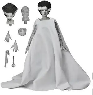 NECA Collectible Universal Monsters Ultimate Bride of Frankenstein, Black and White 7" Scale Action Figure NECA Collectible Universal Monsters Ultimate Bride of Frankenstein, Black and White 7" Scale Action Figure