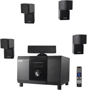 5.1 Channel Home Theater System with 10" Subwoofer, Bluetooth,5 Speakers, Remote, Radio, RCA- Perfect for Movies, Music, Karaoke 5.1 Channel Home Theater System with 10" Subwoofer, Bluetooth,5 Speakers, Remote, Radio, RCA- Perfect for Movies, Music, Karaoke