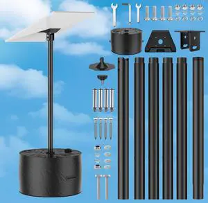 Starlink Gen 3 Mounting Kit with Pipe Adapter, 7.5FT Gen 3 Starlink Pole Mount, Height Adjustable Starlink Gen 3 Mount Plate Accessories Starlink Gen 3 Mounting Kit with Pipe Adapter, 7.5FT Gen 3 Starlink Pole Mount, Height Adjustable Starlink Gen 3 Mount Plate Accessories