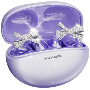 WUYUEGE 2026 Open Ear Clip On Earbuds with Detachable Butterfly Earrings, Bluetooth 6.0 Wireless Headphones for Women, 50H Playtime,IPX6Lightweight & Pain-Free Fit for Small Ears, Great Gift WUYUEGE 2026 Open Ear Clip On Earbuds with Detachable Butterfly Earrings, Bluetooth 6.0 Wireless Headphones for Women, 50H Playtime,IPX6Lightweight & Pain-Free Fit for Small Ears, Great Gift