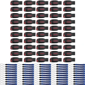 SanDisk Flash Drive 32GB Cruzer Blade USB Type-A 50 Pack Compact Pen Drive SanDisk Flash Drive 32GB Cruzer Blade USB Type-A 50 Pack Compact Pen Drive