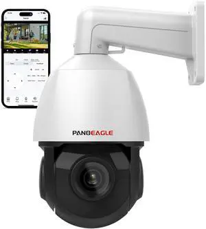 PANOEAGLE 5MP PTZ PoE IP Camera Outoodoor Speed Dome, 25x Optical Zoom Security Camera with Auto Tracking, Human Vehicle Detection,2-Way Talk, 330ft IR Night Vision,512G Card Slot,IP66,NDAA Compliant PANOEAGLE 5MP PTZ PoE IP Camera Outoodoor Speed Dome, 25x Optical Zoom Security Camera with Auto Tracking, Human Vehicle Detection,2-Way Talk, 330ft IR Night Vision,512G Card Slot,IP66,NDAA Compliant