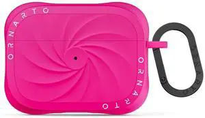 ORNARTO Vortuxe for AirPods Pro 2 Case - 2X MIL-STD Drop Protection, Liquid Silicone Shockproof Cover with Carabiner, Sleek Aesthetic Case for AirPods Pro 2nd / 1st Generation-Hot ORNARTO Vortuxe for AirPods Pro 2 Case - 2X MIL-STD Drop Protection, Liquid Silicone Shockproof Cover with Carabiner, Sleek Aesthetic Case for AirPods Pro 2nd / 1st Generation-Hot