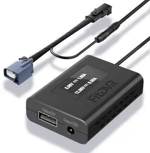FitDVR Dash Camera Power Adapter (4-Pin) for Jeep Gladiator JT 2020 2021 2022 2023 & Wrangler JL 2018-2023, LED Display USB Power Source, Easy to Install, 5V 12V Output, D3-062 FitDVR Dash Camera Power Adapter (4-Pin) for Jeep Gladiator JT 2020 2021 2022 2023 & Wrangler JL 2018-2023, LED Display USB Power Source, Easy to Install, 5V 12V Output, D3-062