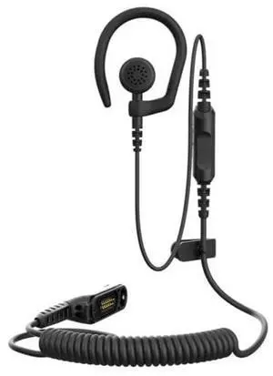 Motorola Solutions PMLN8337A PMLN8337 1-Wire IMPRES Single Earbud with Removable Earhook, Black, Wired Connectivity Motorola Solutions PMLN8337A PMLN8337 1-Wire IMPRES Single Earbud with Removable Earhook, Black, Wired Connectivity