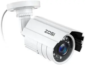ZOSI 2MP 1080p HD 1920TVL Outdoor Indoor Home Security Camera (Hybrid 4-in-1 HD-CVI/TVI/AHD/960H Analog CVBS), 24PCS LEDs, 80ft IR Night Vision, Weatherproof Surveillance CCTV Bullet Camera ZOSI 2MP 1080p HD 1920TVL Outdoor Indoor Home Security Camera (Hybrid 4-in-1 HD-CVI/TVI/AHD/960H Analog CVBS), 24PCS LEDs, 80ft IR Night Vision, Weatherproof Surveillance CCTV Bullet Camera