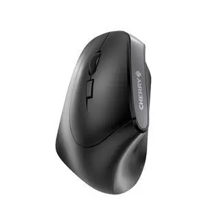 Cherry MW 4500 - Ergonomic Wireless Mouse - Left-Handed - 1200 dpi - Thumb Buttons - Extra Small Nano Receiver, Black (JW-4550) Cherry MW 4500 - Ergonomic Wireless Mouse - Left-Handed - 1200 dpi - Thumb Buttons - Extra Small Nano Receiver, Black (JW-4550)